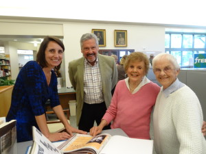 Emma, third from left, with friends Joan Scott, Brian Halla and Aldyth Parle