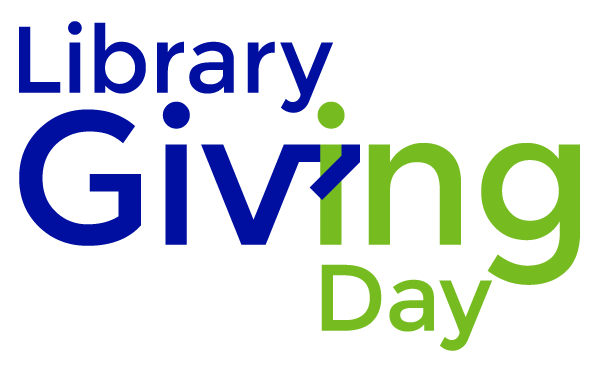 Library Giving Day Logo to promote donating to The Santa Clara City Library Foundation and Friends