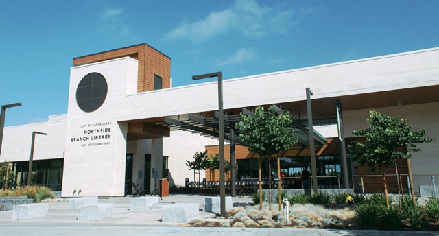 A photo of the city of Santa Clara Northside Library