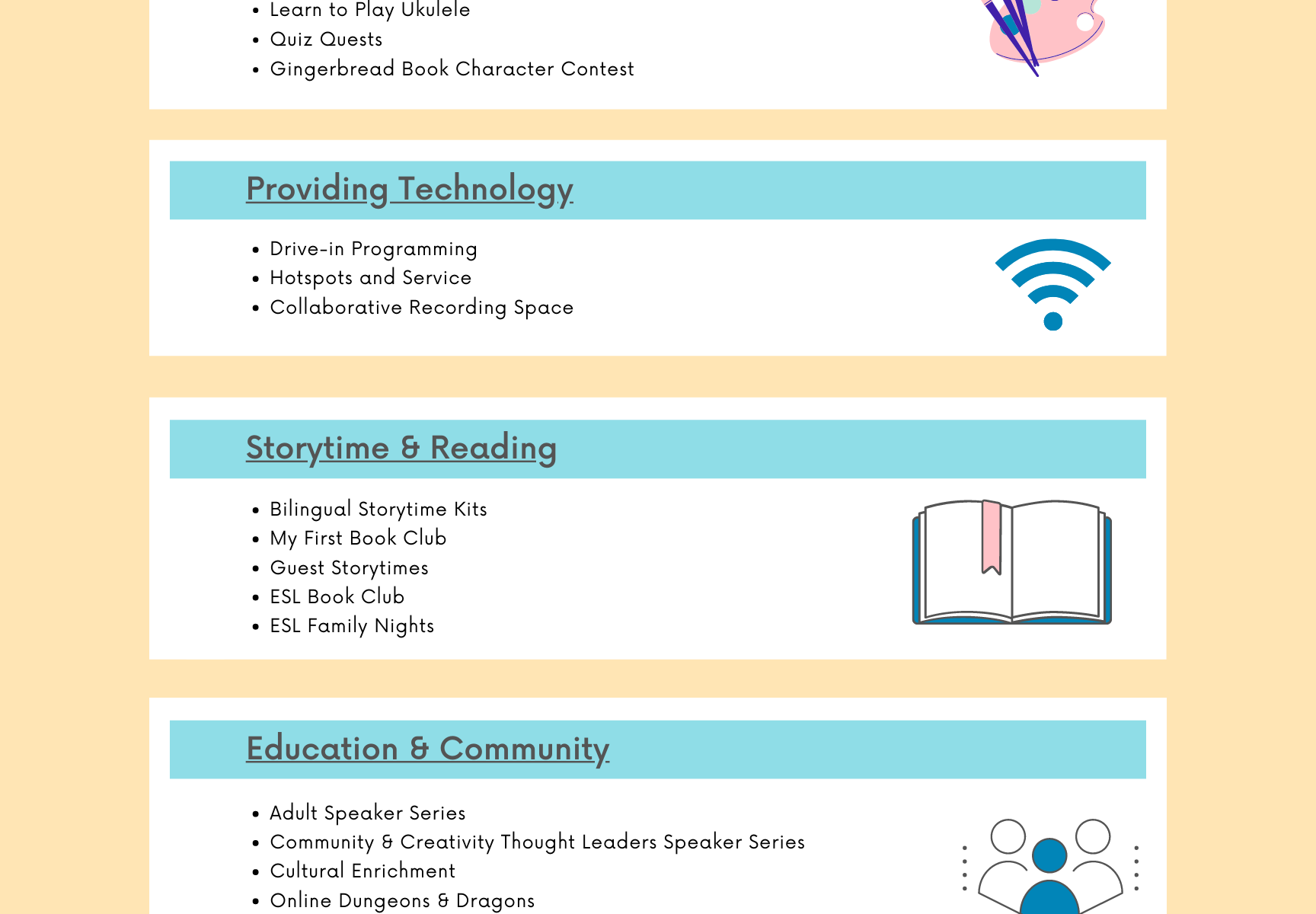 Fall 2020 Friends Grants to The Santa Clara City Library from The Santa Clara City Library Foundation and Friends