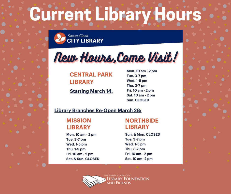 Current Santa Clara City Library Hours