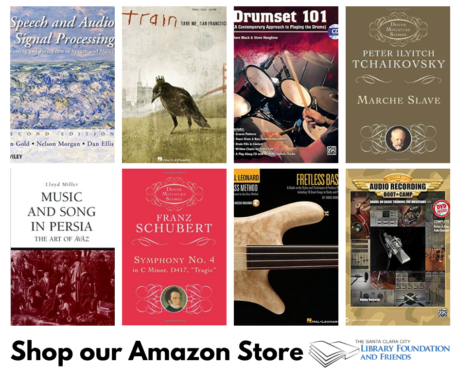 Buy music books from our friends of the Santa Clara City Library online bookstore