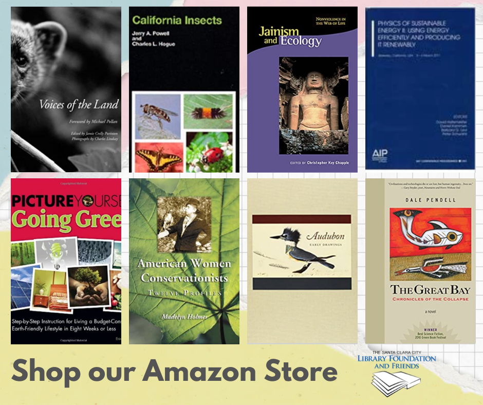 find books about the environment in the Friends of the Santa Clara City Library's online bookstore