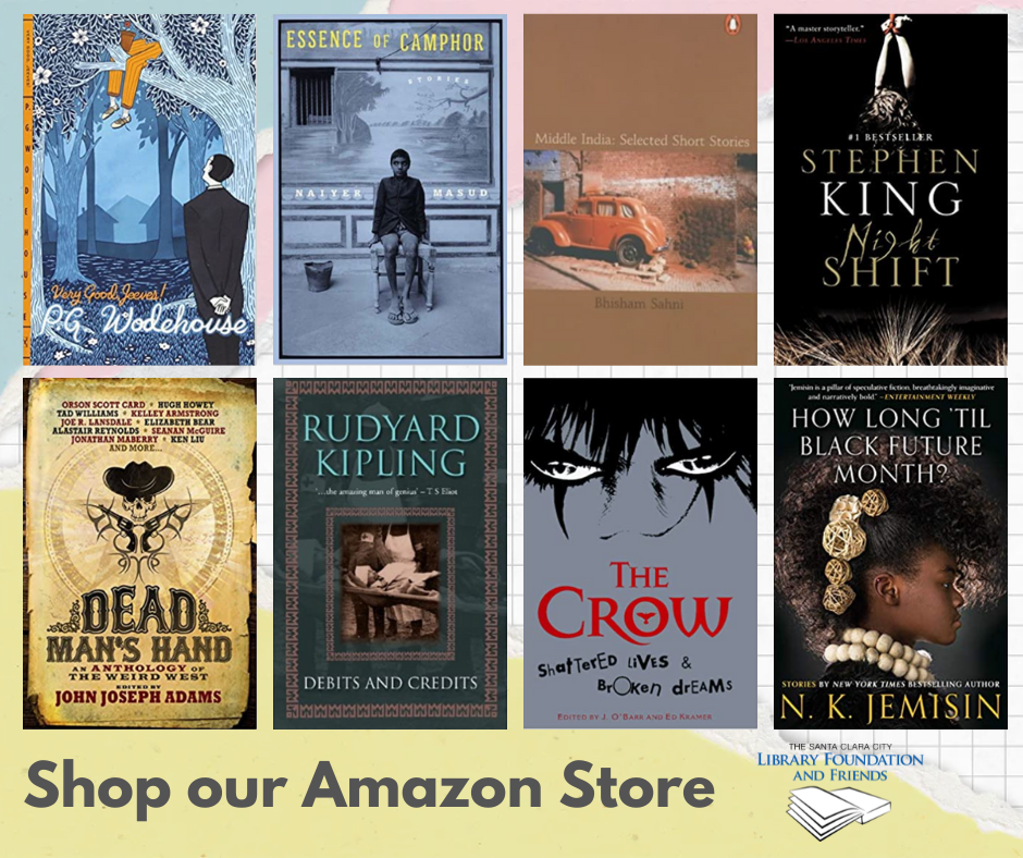 Short story collections available for sale in the Friends of the Santa Clara City Library online book store