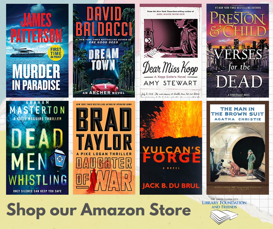 find mysteries at the friends of the Santa Clara city library online book store
