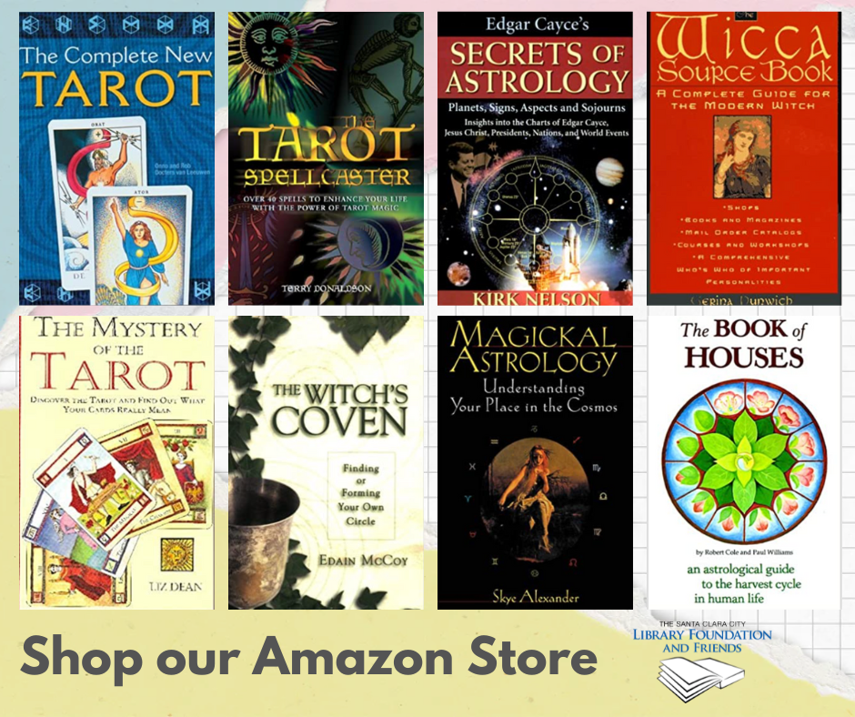 find astrology and tarot books in the friends of the Santa Clara city library's online bookstore